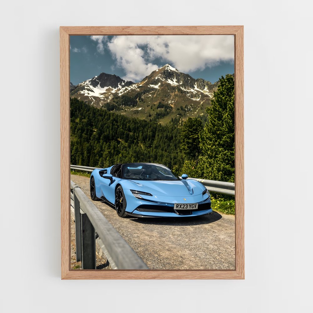 Poster spider beauté brutale – affiche Ferrari (vue 4)